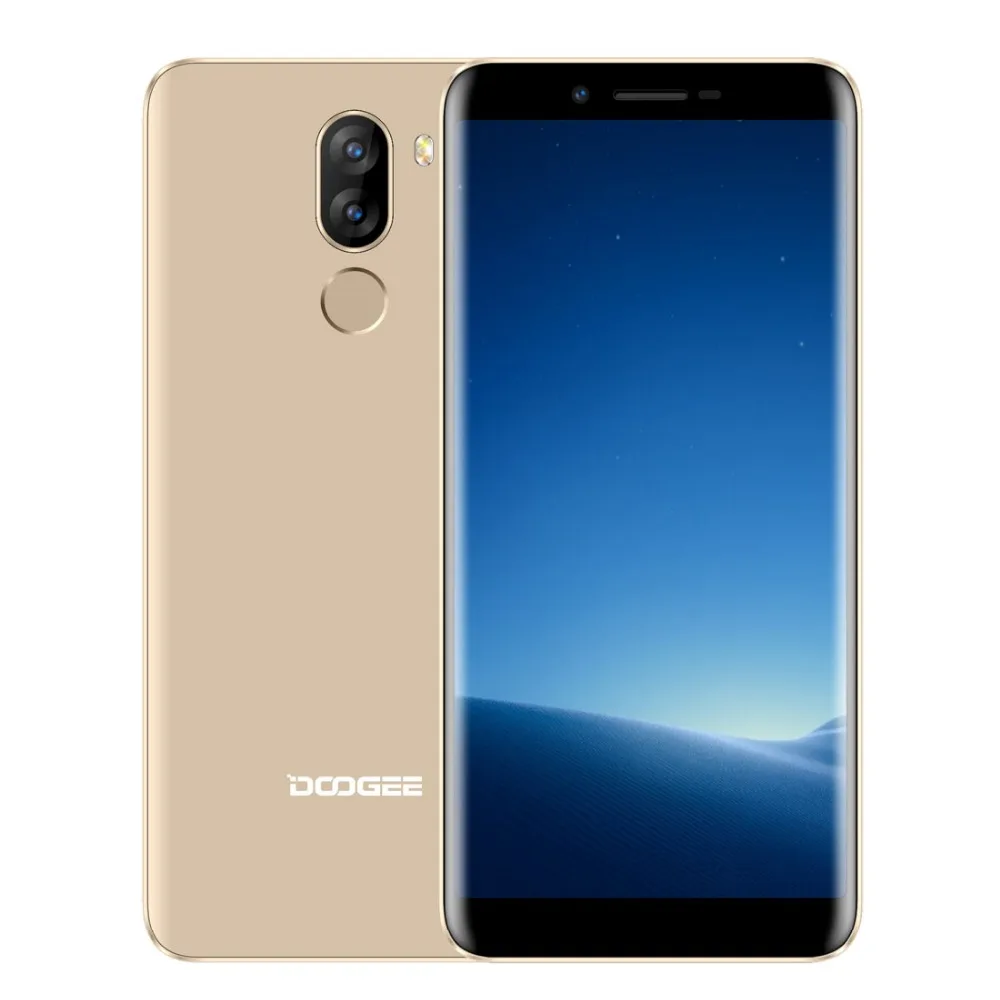 DOOGEE X60L 2 Гб 16 5 &quotHD 18:9 сотовый телефон Android 7 0 MTK6737 четырехъядерный 13MP две задние