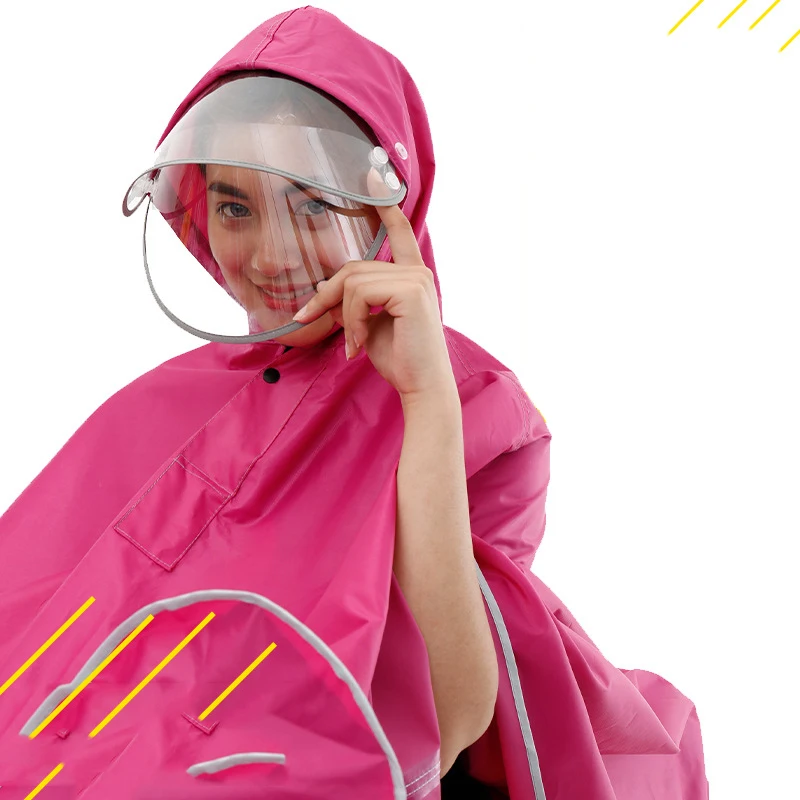 Двухместный мотоциклетный дождевик светящийся Светоотражающий свет плащи