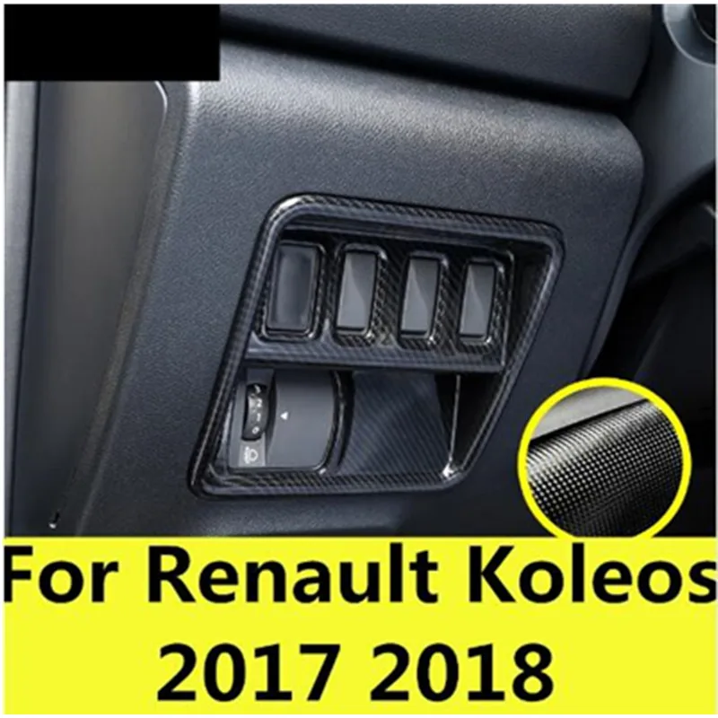 Для Renault Koleos 2017 2018 Стайлинг автомобиля регулировка фар Блестки Декоративная