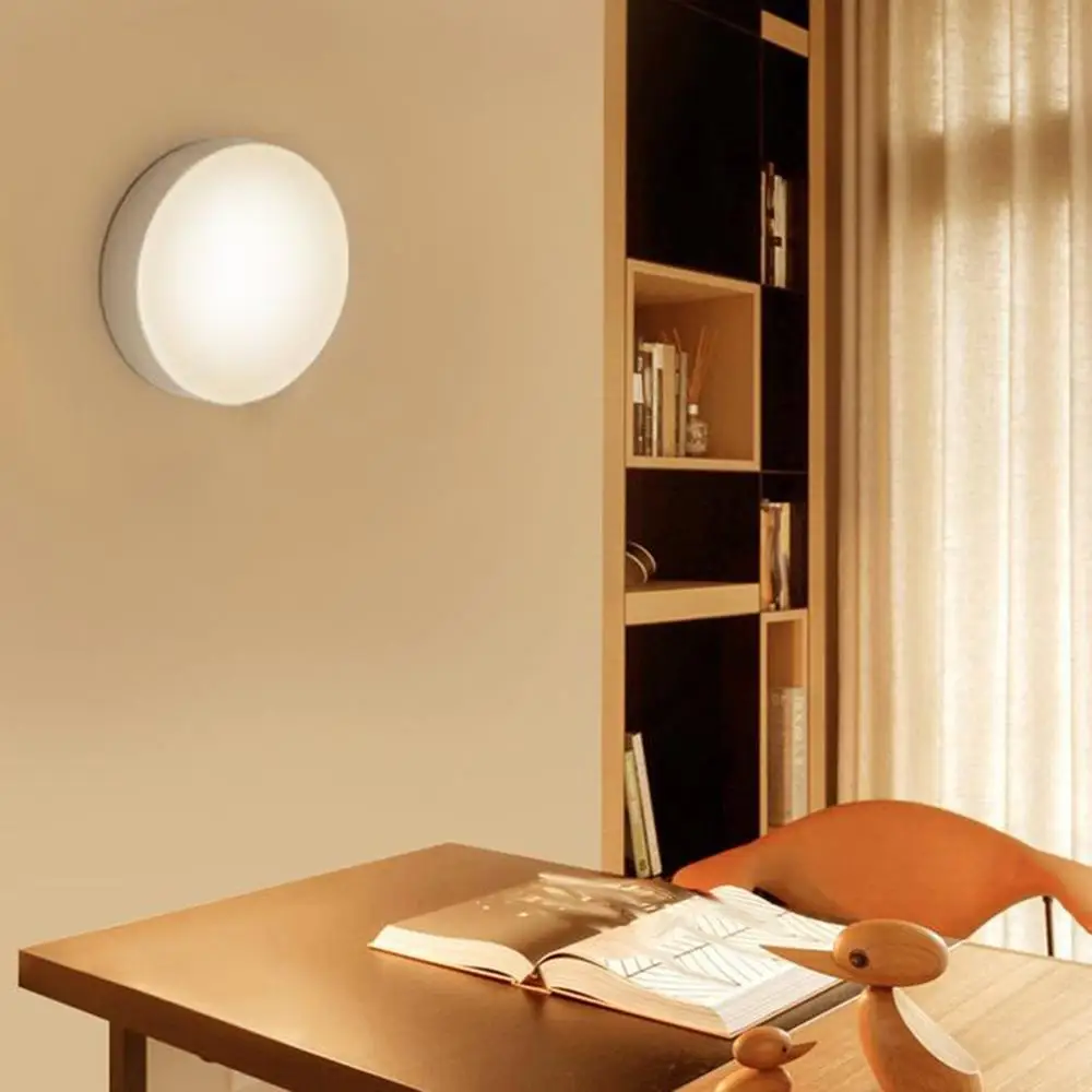 Светодиодный датчик человеческого тела ночник Usb зарядка прикроватная лампа для