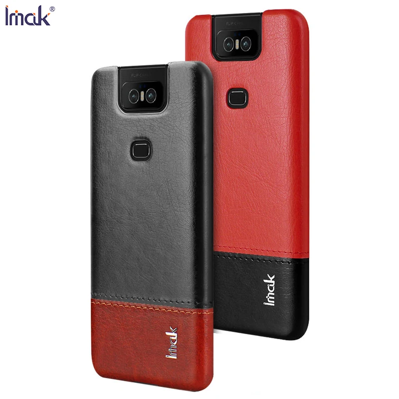 Чехол IMAK для Asus Zenfone 6 ZS630KL Винтажный чехол из искусственной кожи 4 дюйма|Бамперы| |