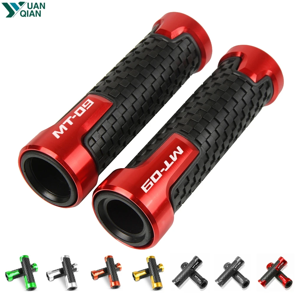 

Motorcycle CNC Aluminum+ Rubber handle grips Motorbike handlebar For Yamaha MT09 MT 09 MT-09 FZ 09 FZ-09 FZ 09 2014 2015-2018