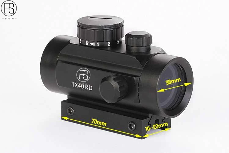 FS охотничьи Тактические прицелы красные зеленые точки голографический