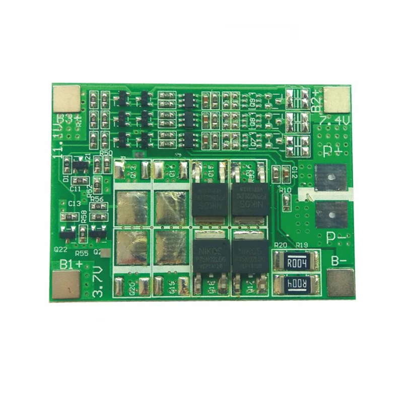 3S 40A 20A BMS 11,1 V 12V 18650 Защитная плата для литиевой батареи зарядное устройство PCB BMS Li-Ion BMS со сбалансированным электродвигателем
