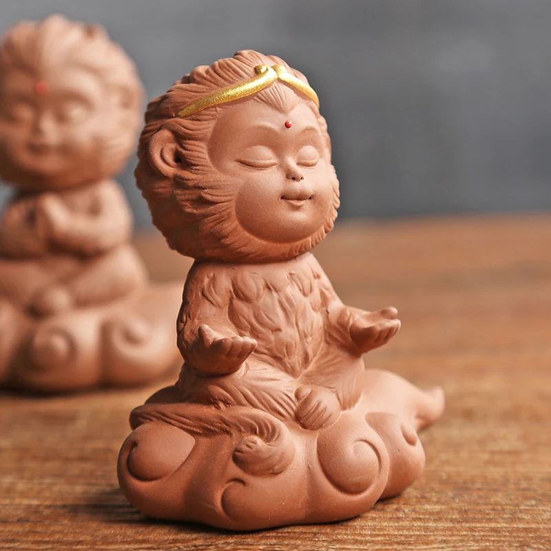 Креативный чайный набор Zen Boutique из фиолетовой глины с изображением короля