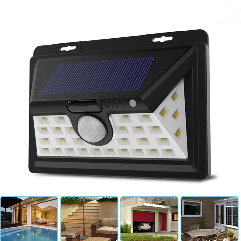 

Solar Lights Outdoor 34LED Motion Sensor Light IP65 Waterproof Extra Bright Security Lights Garden Yard Door Solar Lighting