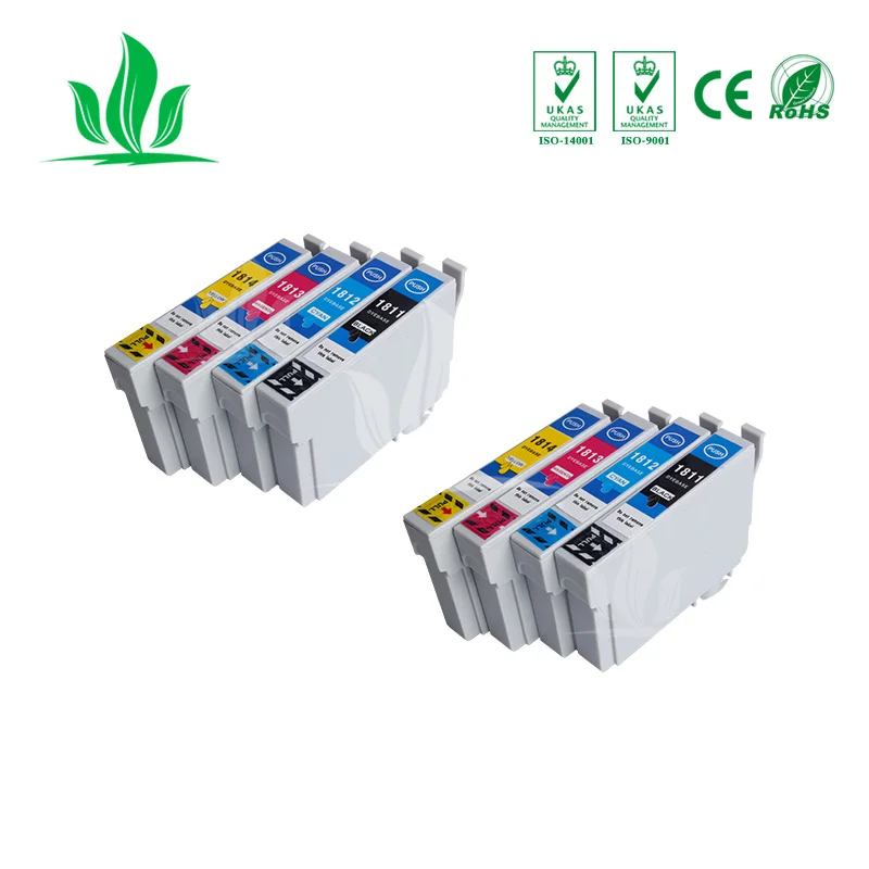 2 комплекта 1811 XLCompatible чернильный картридж для принтера Epson Expression Home XP215 XP312 XP315 XP412