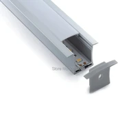 10 x 2m setslot linear flange led aluminium profile and deep t channel led light for ceiling or recessed wall light