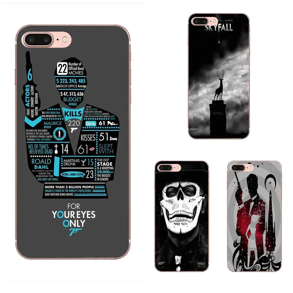 007 James Bond Skyfall для HTC 530 626 628 630 816 820 One A9 M7 M8 M9 M10 E9 U11 Moto G G2 G3 G4 G5 G6 G7 в продаже класса