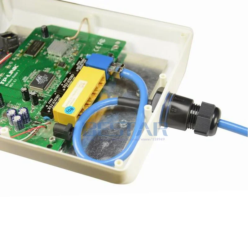 CAT6E водонепроницаемый соединитель RJ45 CAT6 гигабитный Ethernet LAN RJ 45 AP Открытый сетевой
