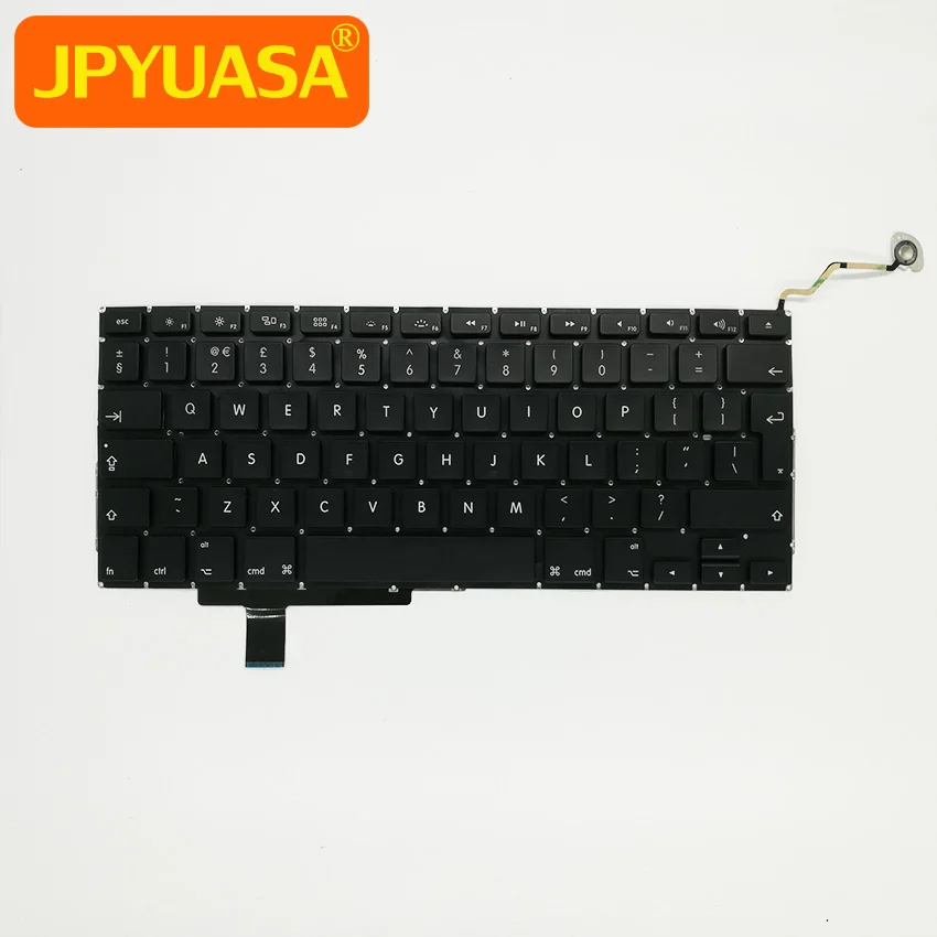 Новинка Клавиатура для ноутбука с британской раскладкой Macbook Pro 17 &quotA1297