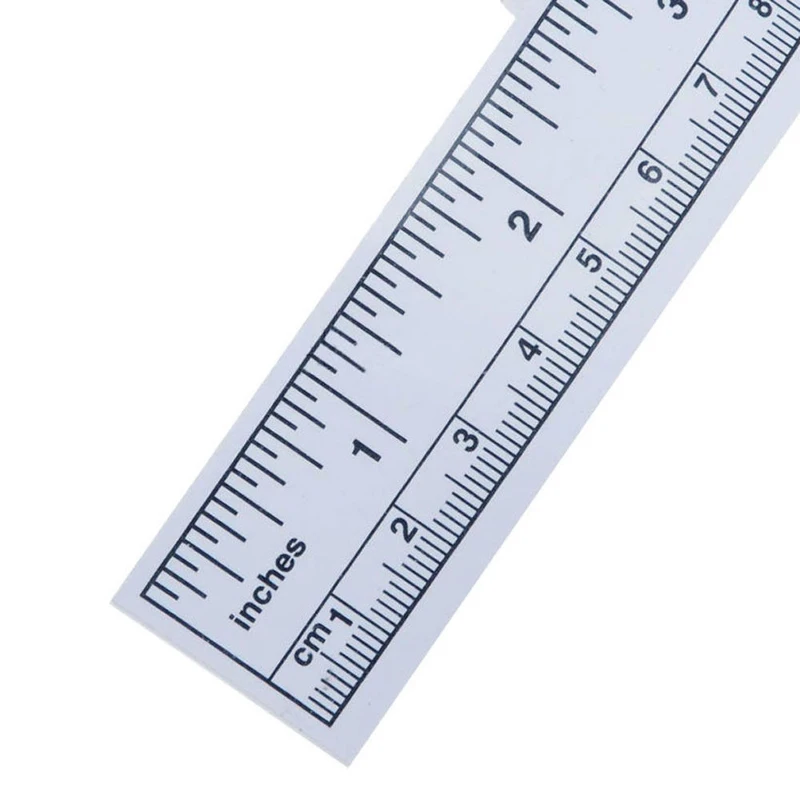 1x45/90 см Виниловая Серебряная самоклеющаяся метрическая измерительная Ленточные