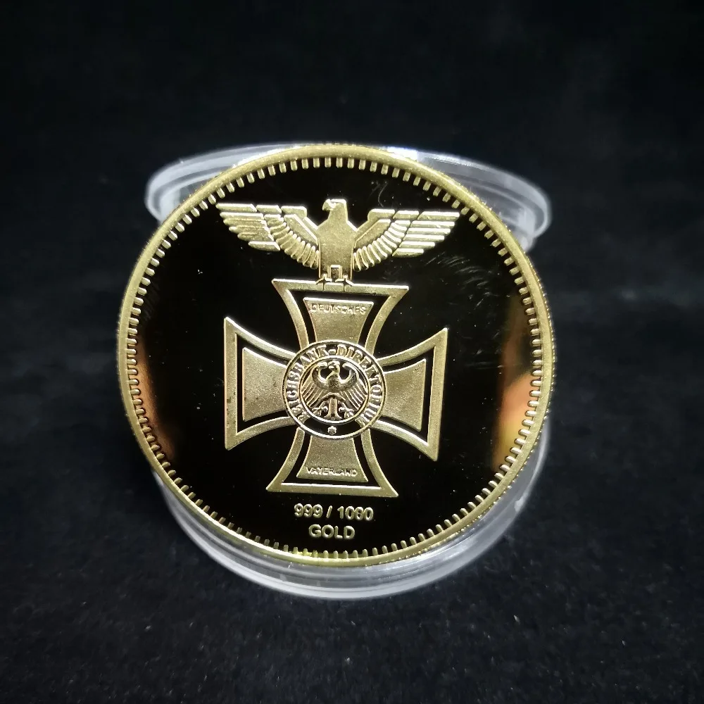 1891-1944 года немецкие медали Второй мировой войны Позолоченные Эрвин Роммель армейский Маршал памятные монеты для сувенира