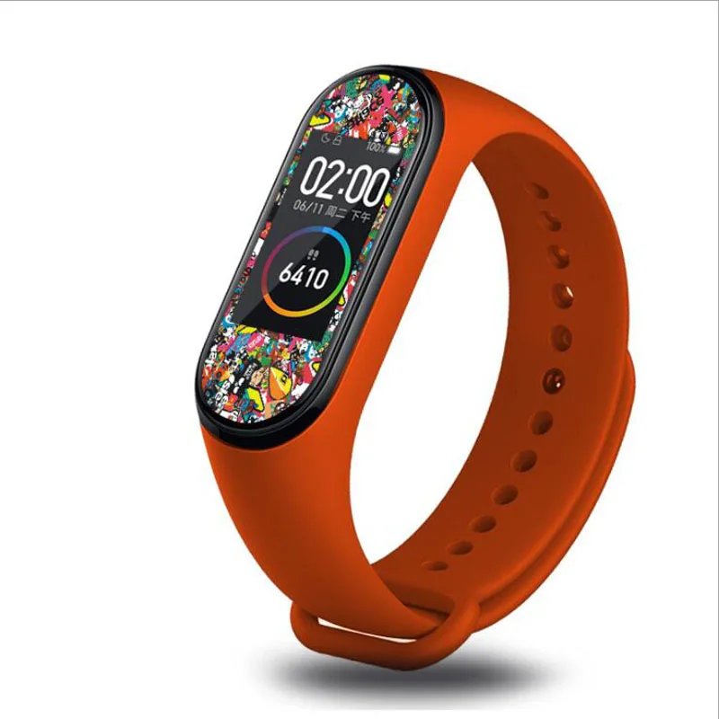 Крутая красочная защитная пленка Marvel super hero для Xiaomi mi браслет miband 4 Band4 mi band4 NFC полноэкранная Защитная крышка