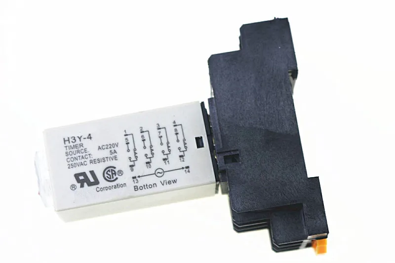 Реле времени H3Y 4 AC220V 5A 60Sec 60S 4PDT 14 PIN|relay 4pdt|omron timer relaytimer relay |