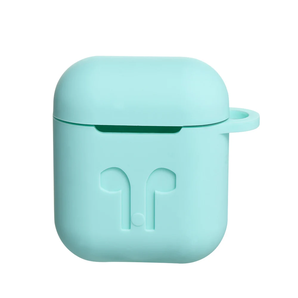 Силиконовый чехол 3 в 1 для Apple AirPods 2 наушников защитный с защитой от потери