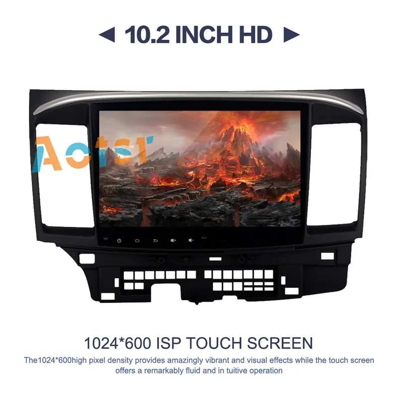 Высокое качество Android 8,0 магнитофон автомобильный DVD gps для MITSUBISHI LANCER 2007- головное устройство видео плеер Радио Видео Стерео rds-система