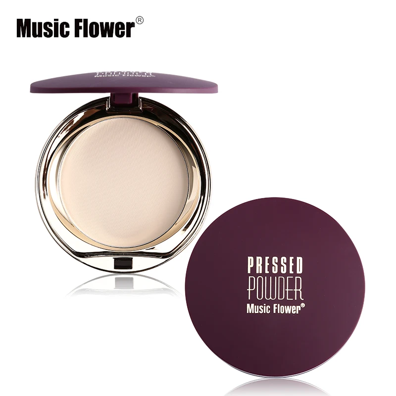Music Flower минеральная прессованная пудра Skinfinish установка пудры для макияжа лица Палитра длительного действия контроль масла косметика для контурирования