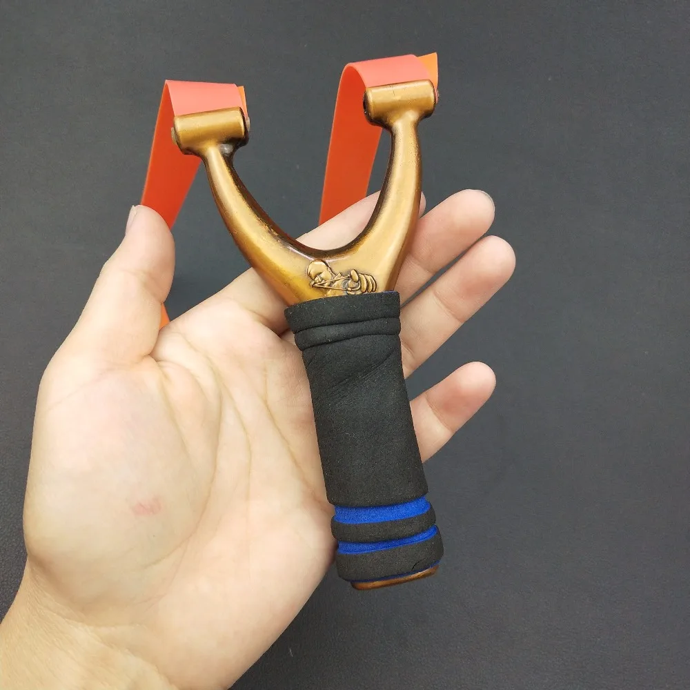 Популярная Мощная Рогатка для стрельбы из алюминиевого сплава с бантом