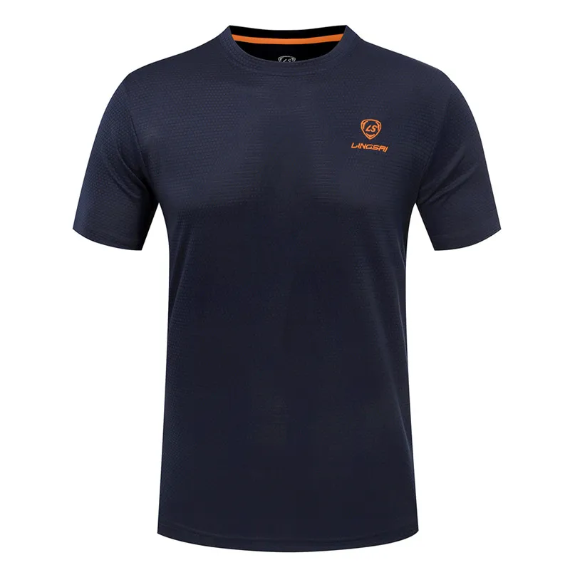 dark blue Для мужчин s велосипед рубашки Slim Fit тренировки Рубашки Мужской Обучение Футболка Для мужчин быстросохнущая Бег Велоспорт короткий рукав Джерси - Цвет: dark blue