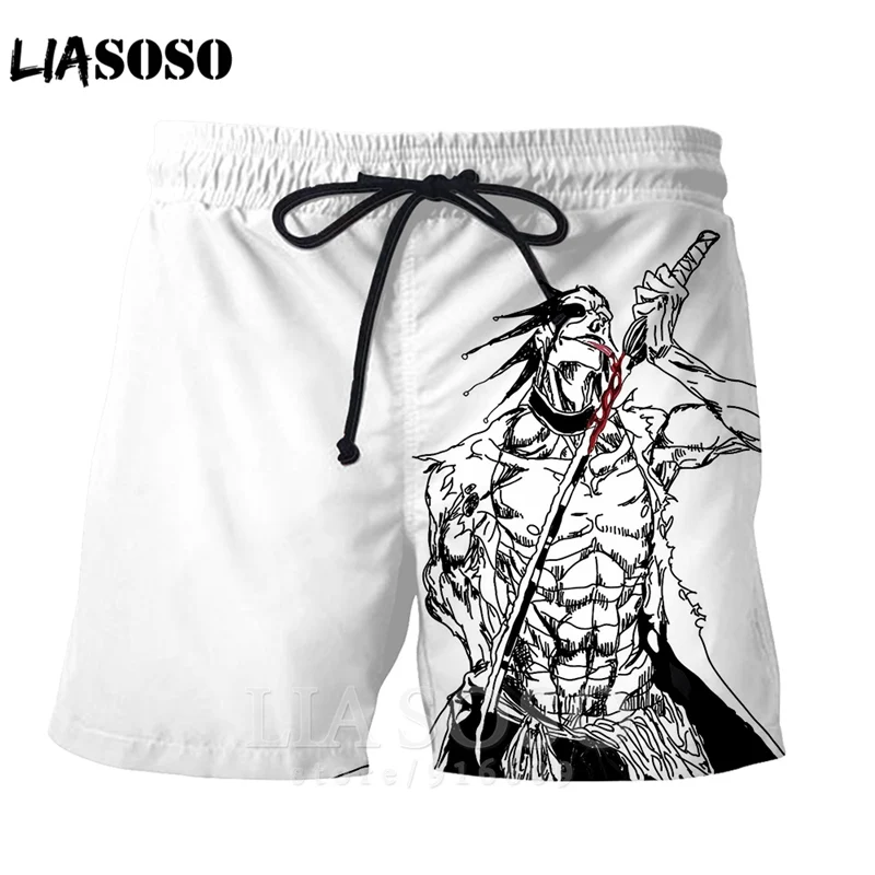 Футболка аниме отбеливатель Куросаки Ичиго костюм для женщин Harajuku 3D печати