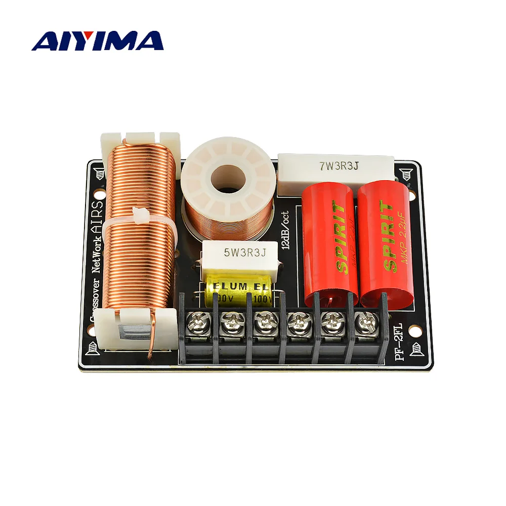 Divisor de Frequência Placa de Áudio para Peças de Alto-falante Sistema de Som Alto-falante Ativo Aiyima Filtro Pinça Subwoofer 200w 2 Vias