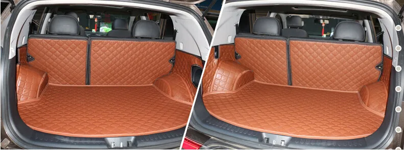Хорошие коврики! Специальные материалы ствола для Nissan Pathfinder R52 7 мест-2013 водонепроницаемый грузового лайнера коврики загрузки ковры