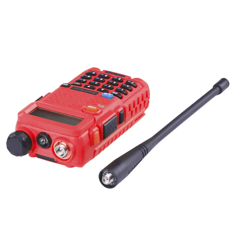 10 шт. Baofeng UV 5R красный радиолюбителей УФ Dual Band рация UV5R 128CH UHF/УКВ FM CB трансивер +
