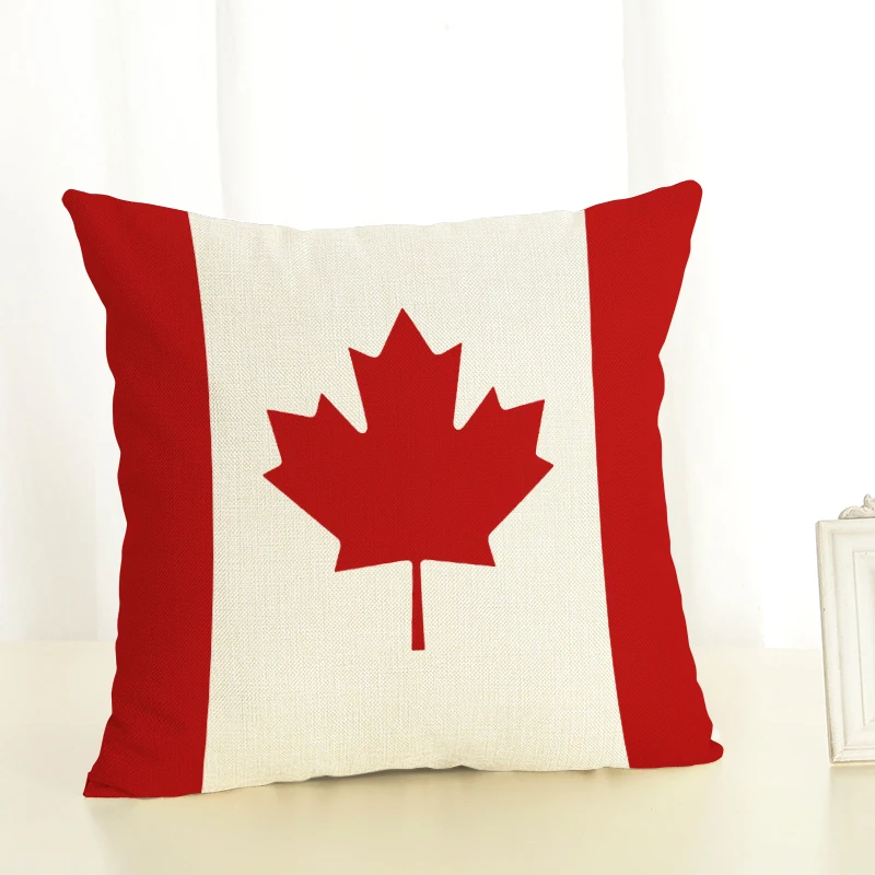 Зеленый New English Usa Pillow Cushion Case French Country Flag Paris Pillowcases Sofa 18X18 Cotton Linen Lumbar Support Almofada - Цвет: Зеленый