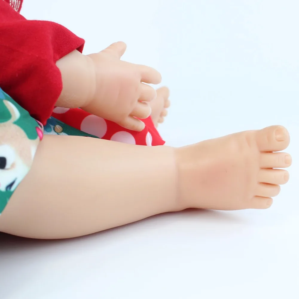 

55cm Full Silicone Reborn Baby Doll Toy For Girl Boys Vinyl Newborn Toddler Babies Princess Alive Birthday Xmas Gift Bathe Toy