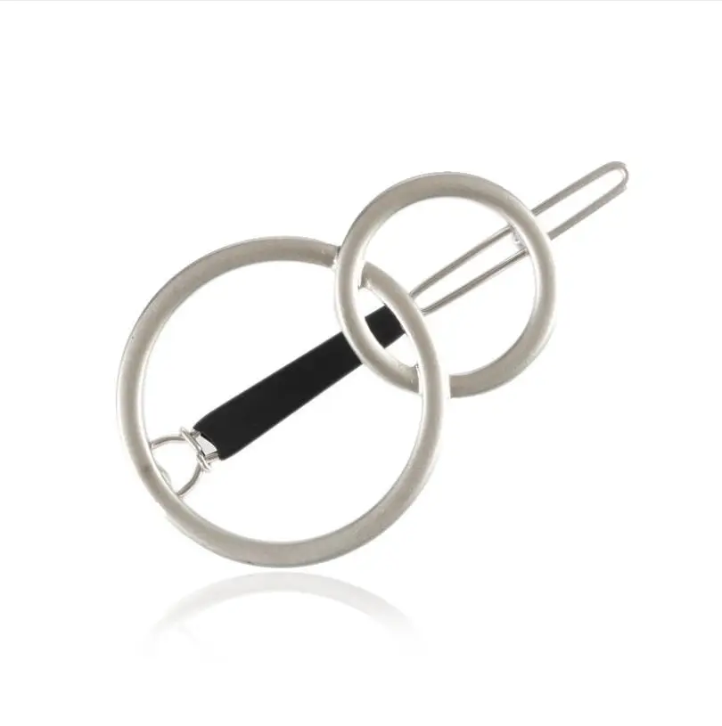 FJ209 matte silver Shuangshuo, корейская мода, женские заколки для волос, круглые заколки для волос, круглые металлические шпильки, заколки для девочек, головные уборы, аксессуары для волос, тиара - Окраска металла: FJ209 matte silver