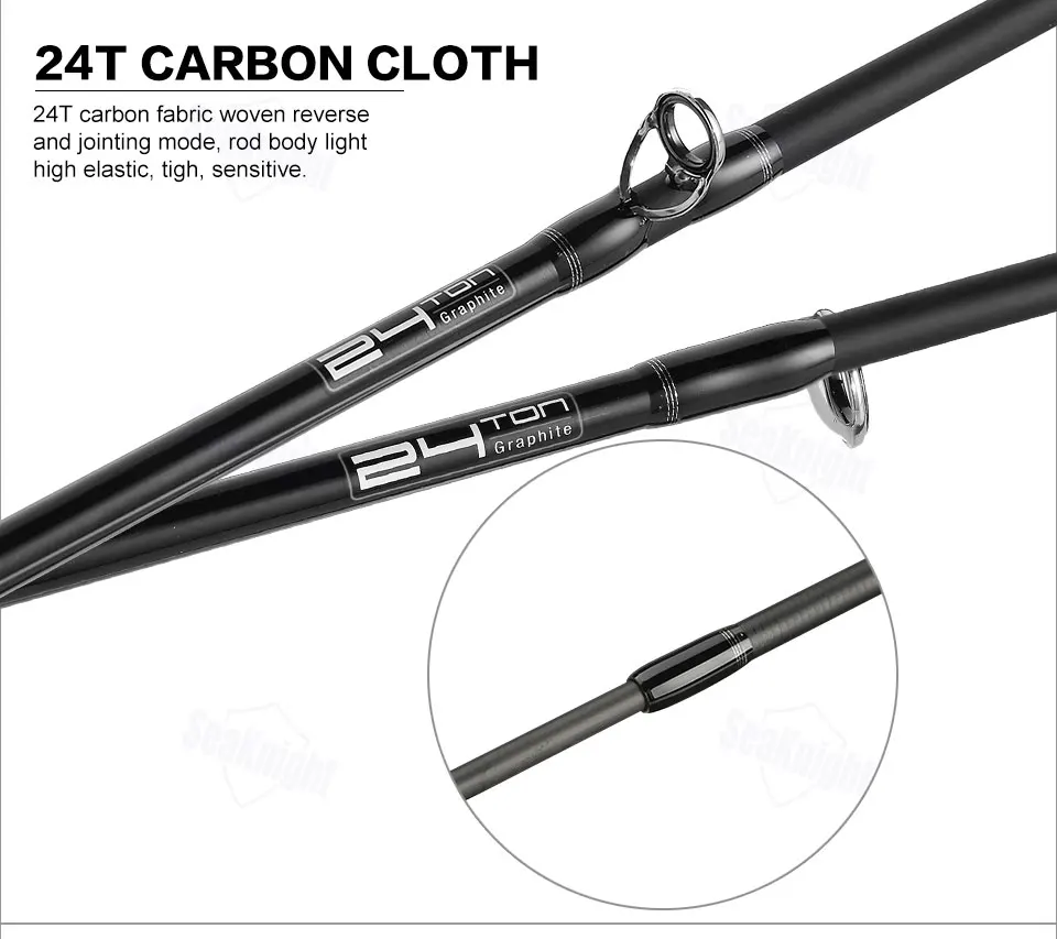 Abu Garcia SILVER MAX SMAX Carbon Spinning Fishing Rod 1.98m 2.13m 2.28m 2 Segments M power Long Casting Lure Fishing Rod