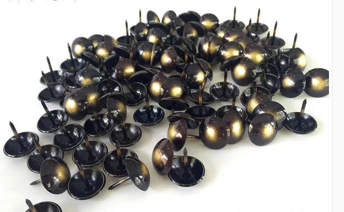 

Fasteners Decorative Upholstery antique Nail Pushpin Doornail Hardware Jewelry Gift Box Sofa Decorative Tacks 11mm*17mm