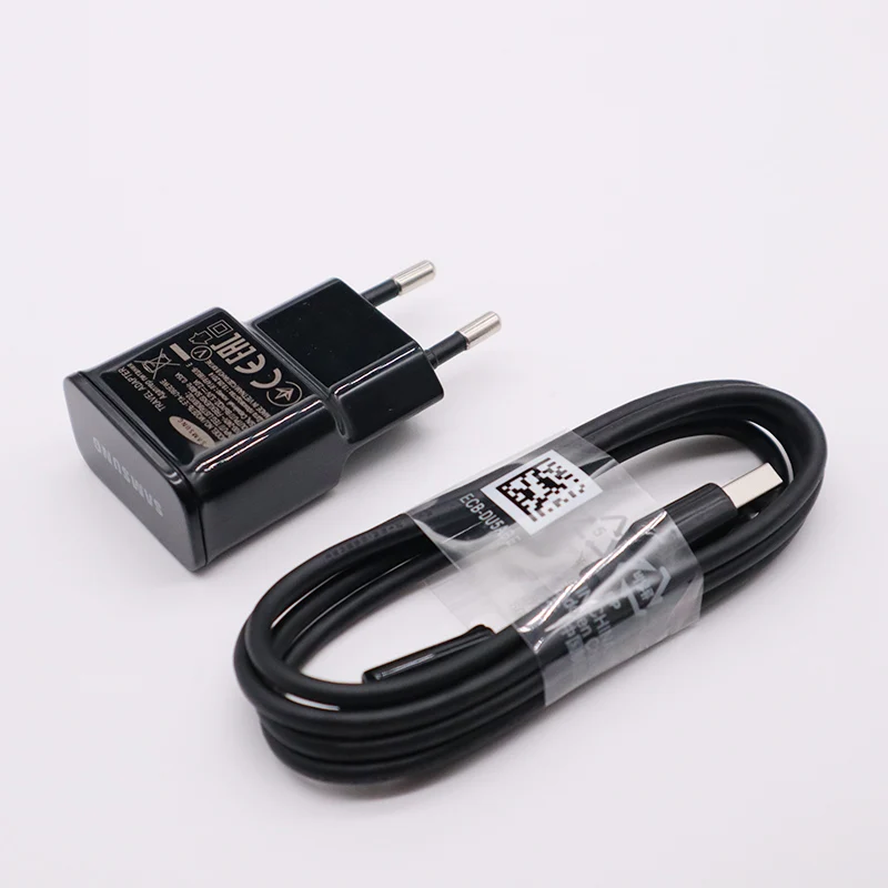 Charger and Cable Быстрое зарядное устройство samsung, ЕС, штекер, USB адаптер питания, 5 В, 2A, зарядный кабель Micro USB, для samsung Galaxy S6 S7 edge note4 5, J3, J5, J7, A7, A5 - Тип штекера: Charger and Cable