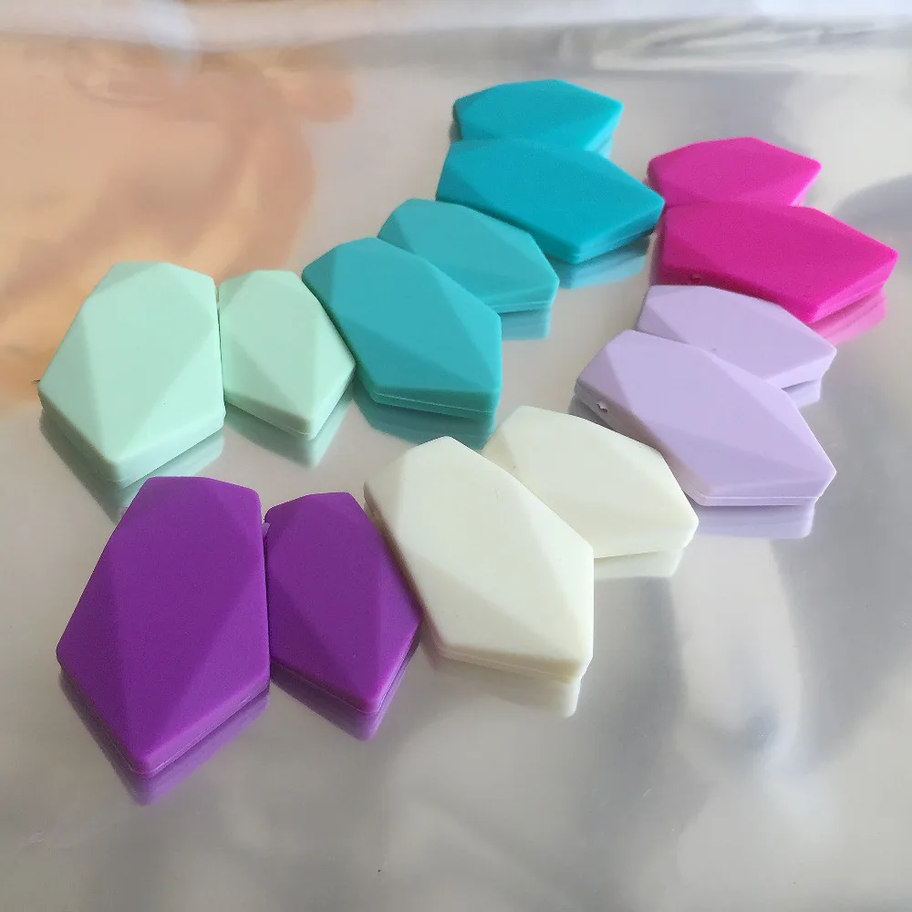 Силиконовые Прорезыватели для зубов 5 пар в комплекте|necklace beads|pendant beadsteething necklace |