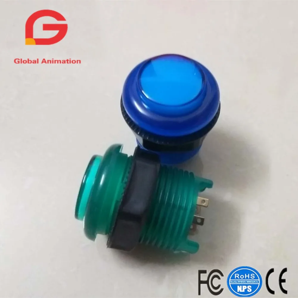 2 игрока в ПК Аркада Raspberry Pi включает 5 светодиодный джойстик с подсветкой + DIY