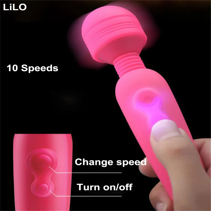 LILO 10 скоростей вибраторы для женщин клиторальный стимулятор точка g мощный