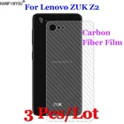 3 шт.лот, защитная пленка для экрана Lenovo ZUK Z2, 5 дюймов, 3D, нескользящая, прозрачная, углеродное волокно