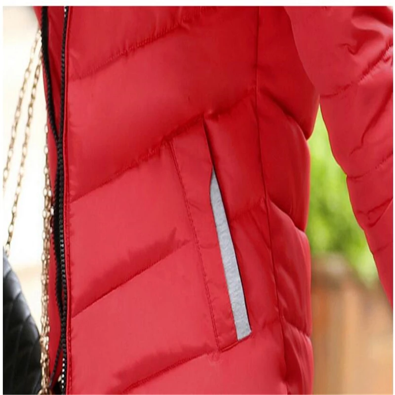 

2019 women winter jacket warm coat candy color cotton padded jacket female parka womens jaqueta feminina Outerwear jaqueta k157