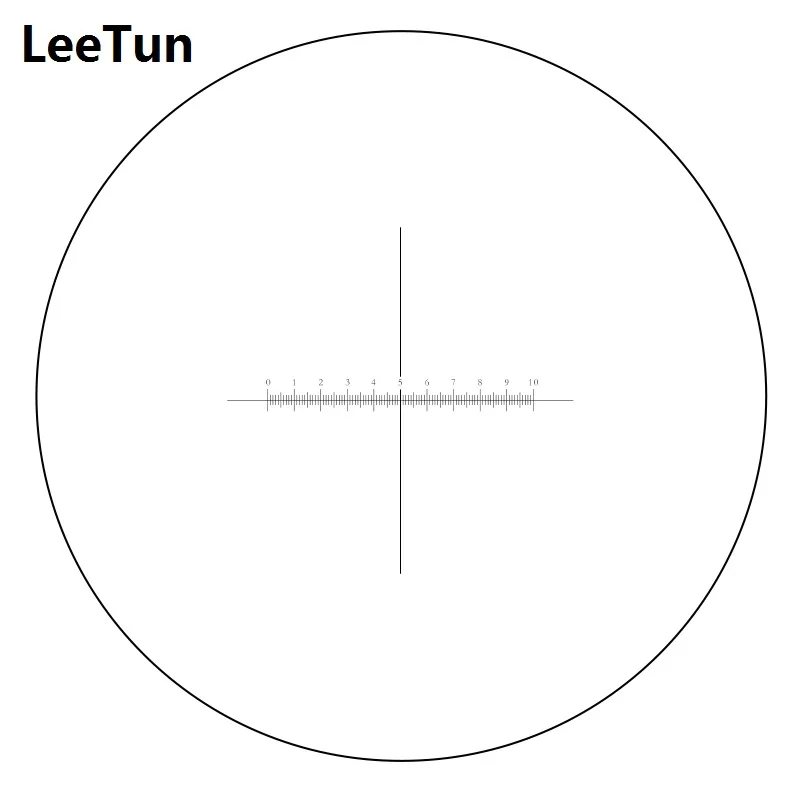 DIV 0.1 mm Microscope Eyepiece Micrometer Cross Reticle Calibration X=10 Ruler Scale Measurement Ocular | Инструменты