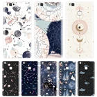 Задняя крышка для Huawei P8 P9 Lite Mini 2017 мягкий силиконовый художественный Звездный Космический Чехол для телефона Huawei P20 Lite Pro P9 P10 Plus P Smart