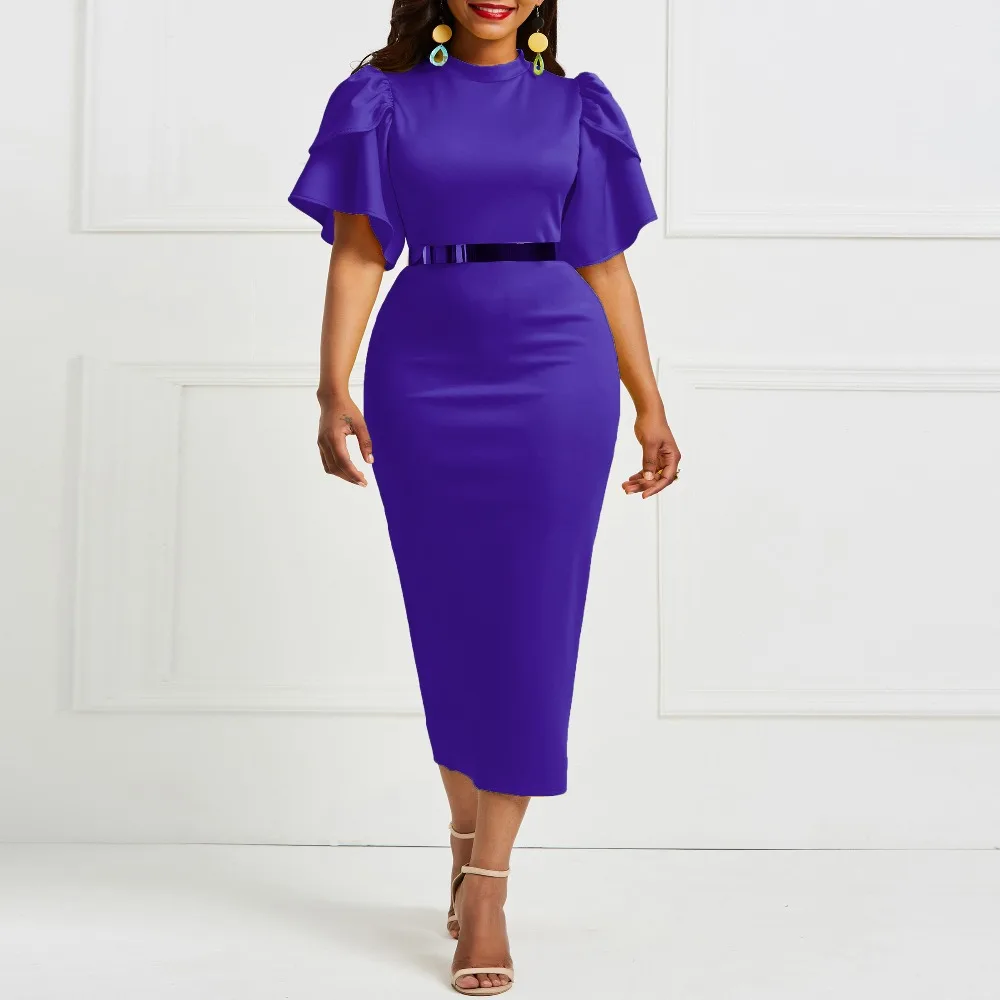 Sisjuly Bodycon Платья Женщины Falbala Лоскутное Винтаж Элегантный Сексуальный Офис Леди