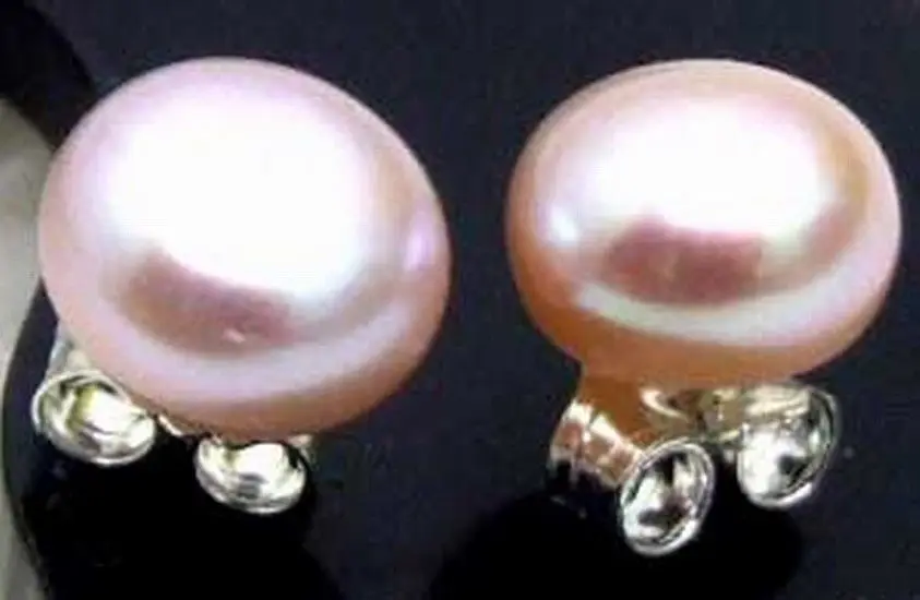 

SALE 7.5-8mm Natural Purple Freshwater Pearl Earring Silver S925 stud-earrng