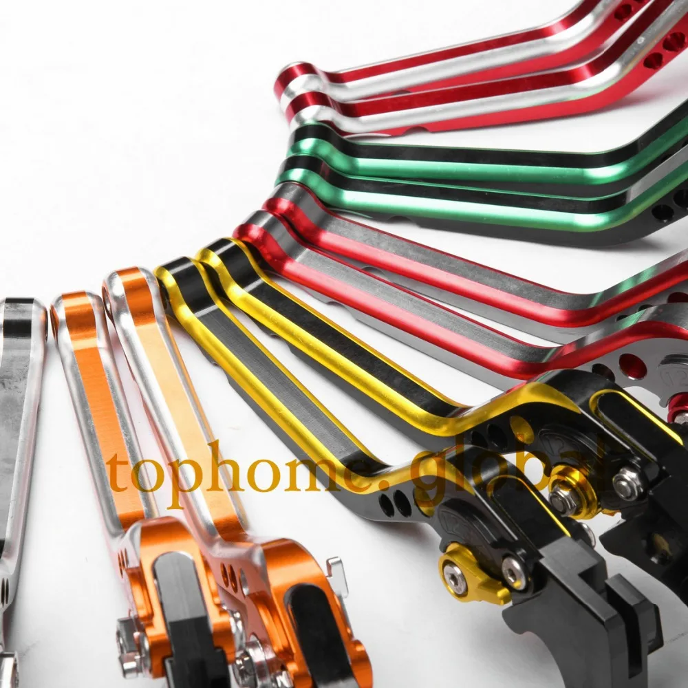 CNC Мотоциклы сцепные рычаги обычный размер смешанный черный и зеленый цвет для