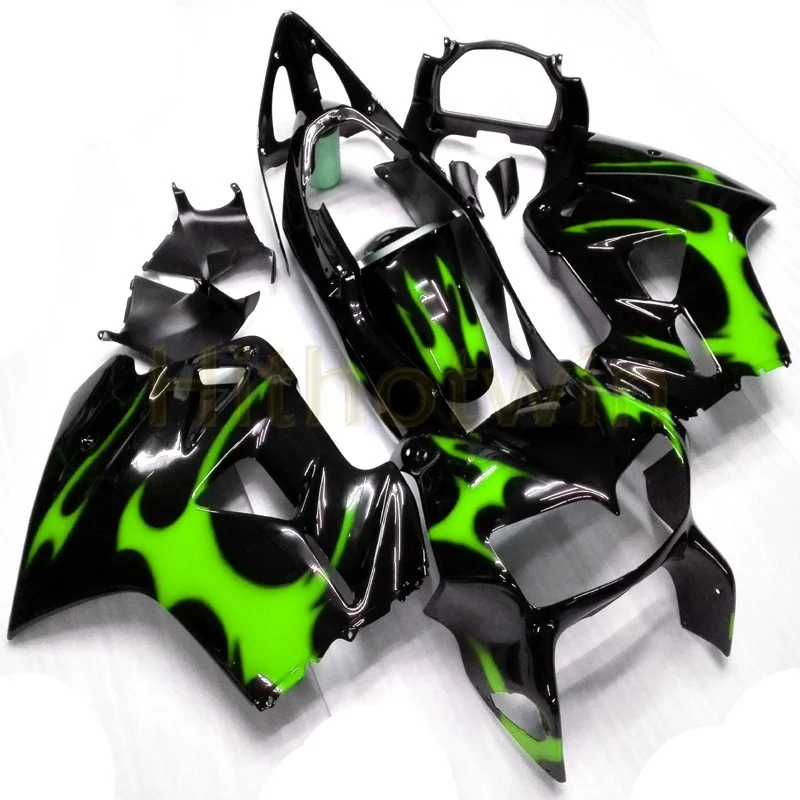 H Заказной обтекатель мотоцикла ABS для HONDA VFR800 1998 1999 2000 2001 VFR 800 98-01+ Botls+ оранжевый Пламя кузова - Цвет: H