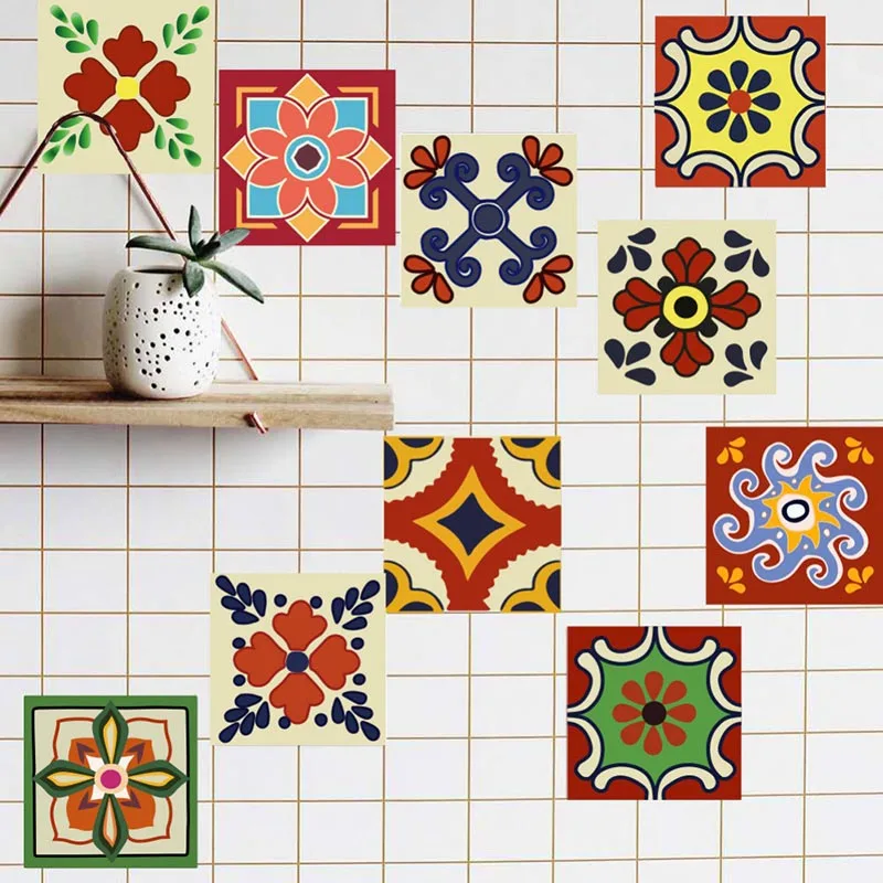 3D наклейки на имитацию плитки европейские декоративные плитку Новые Креативные