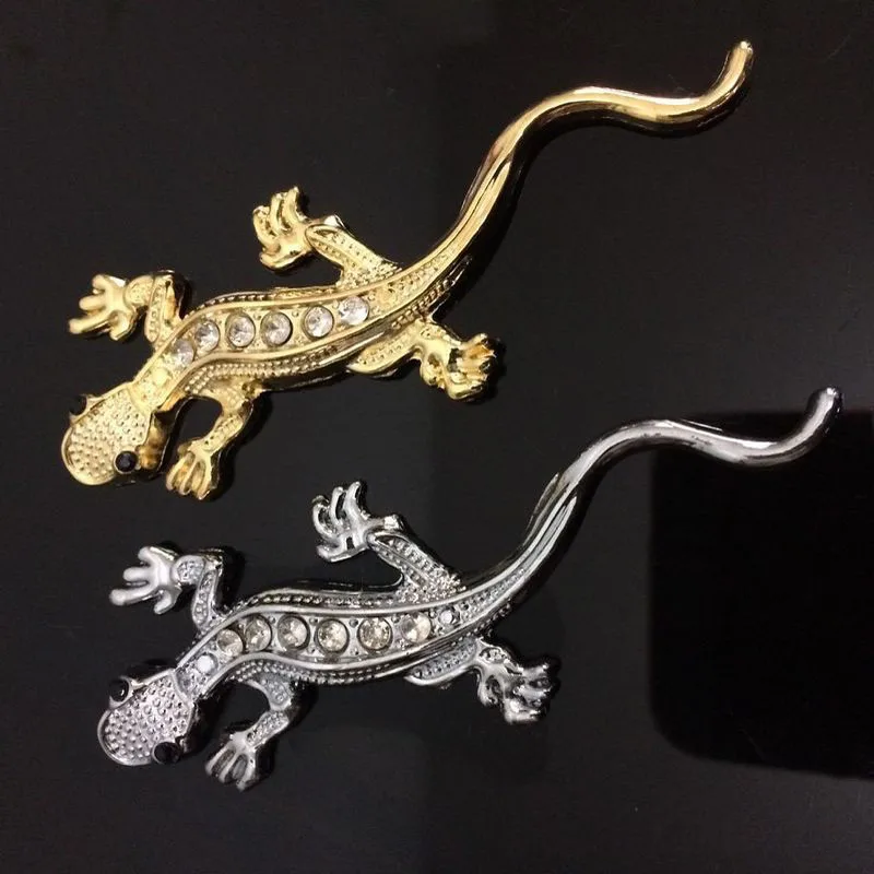 Алмазная металлическая наклейка Gecko 3D стерео стикер автомобиля тела | Автомобили