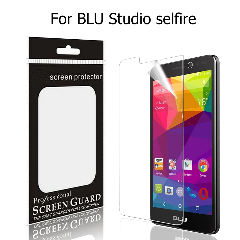 Новейшая глянцевая пленка с защитой от царапин и матовая для BLU Studio Защитная