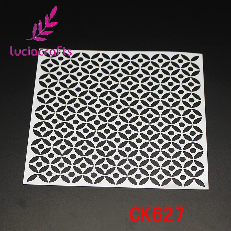 Lucia craft 1 шт. цветок Многослойные трафареты для стены краски Скрапбукинг штамповка тиснение бумажные карты I0512