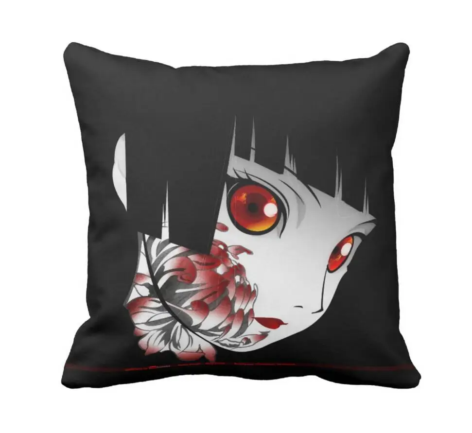Jigoku Shoujo аниме 33 см x дюймов наволочки (две стороны)|pillow case|throw pillow casescover case |